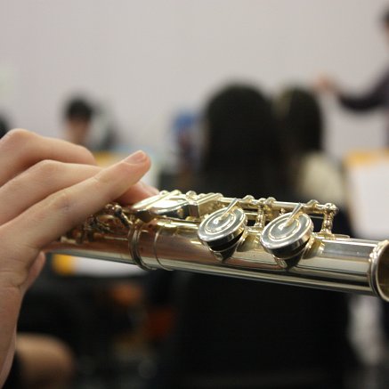 Stockport Youth Orchestra in rehearsals.