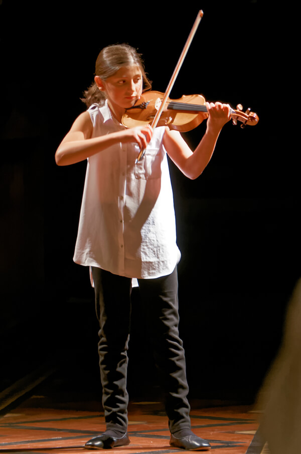 Violin at Recital Evening.